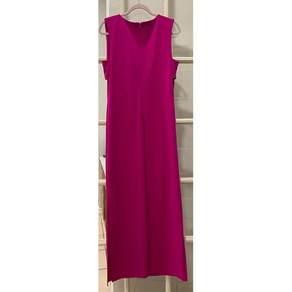 NWT: Rochelle Maxi Dress, Size 10, Neon Fushia, Banana Republic - Picture 4 of 6
